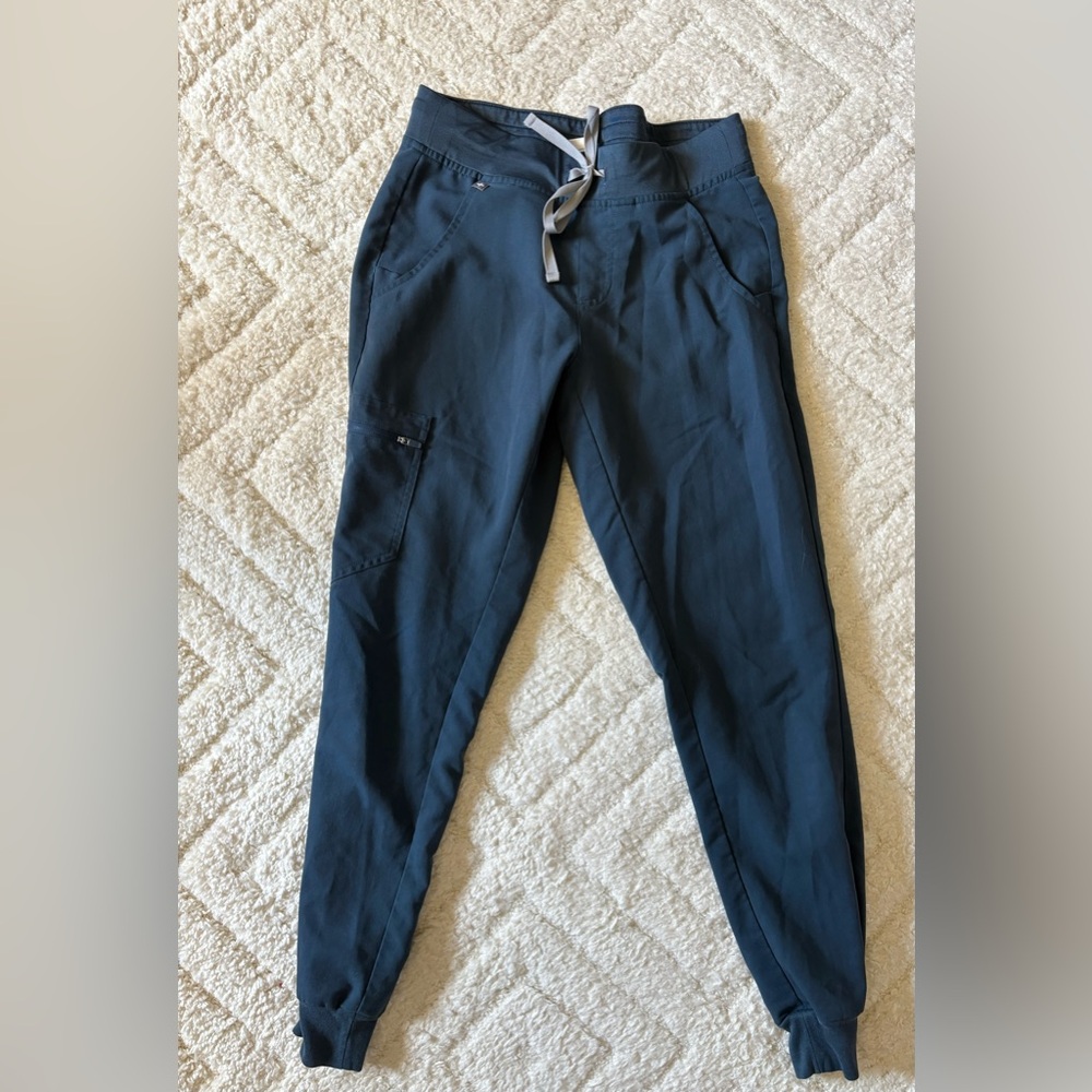 FIGS Zamora Jogger Scrub Pants Women's XS navy blue Bottom EXCELLENT ✅